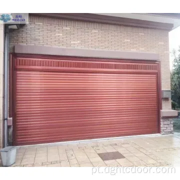 Porta de garagem para garagem para rolos de alumínio motorizada